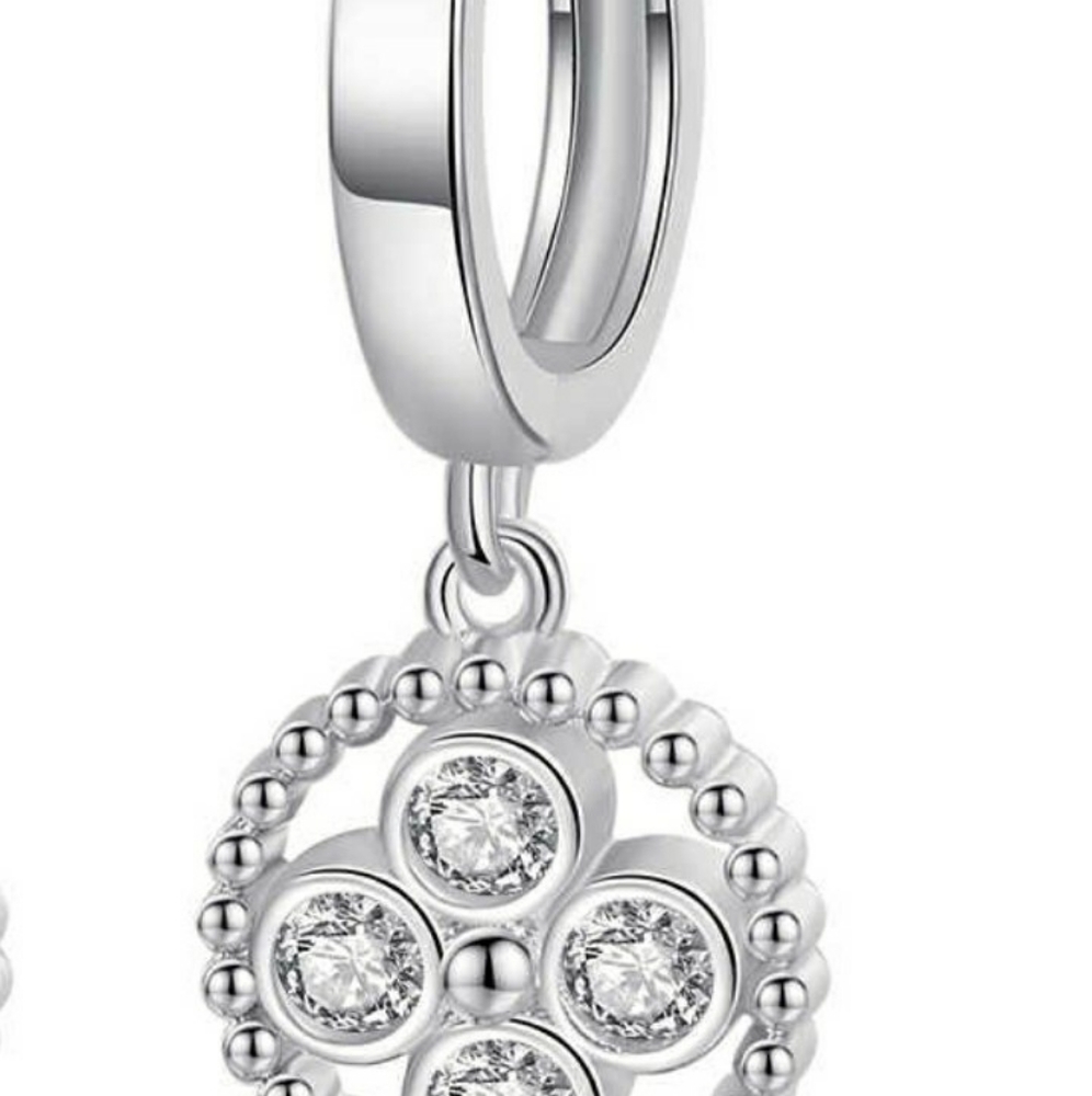 💯💋Host Pic NEW S925 Unique Dangle Zircon Earring - Picture 8 of 13